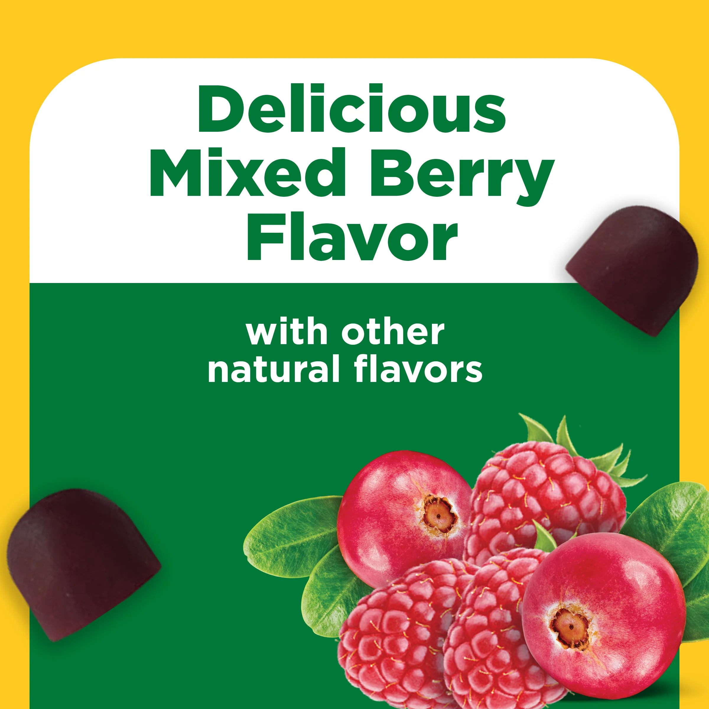 Cranberry 500 mg Per Serving + Vitamin C Gummies - Image 6