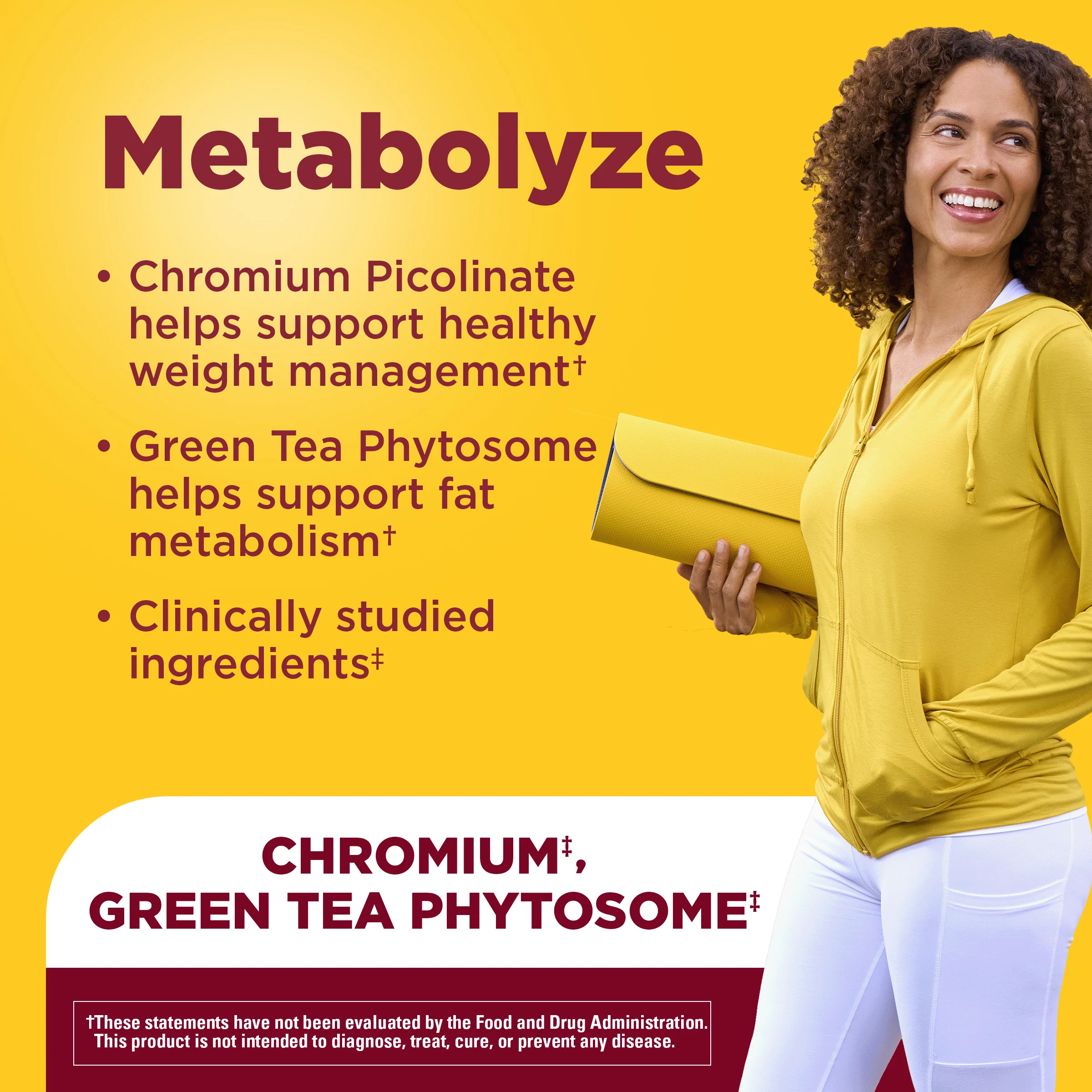 Metabolyze Capsules With Chromium, Green Tea Phytosome & B12 - Image 4