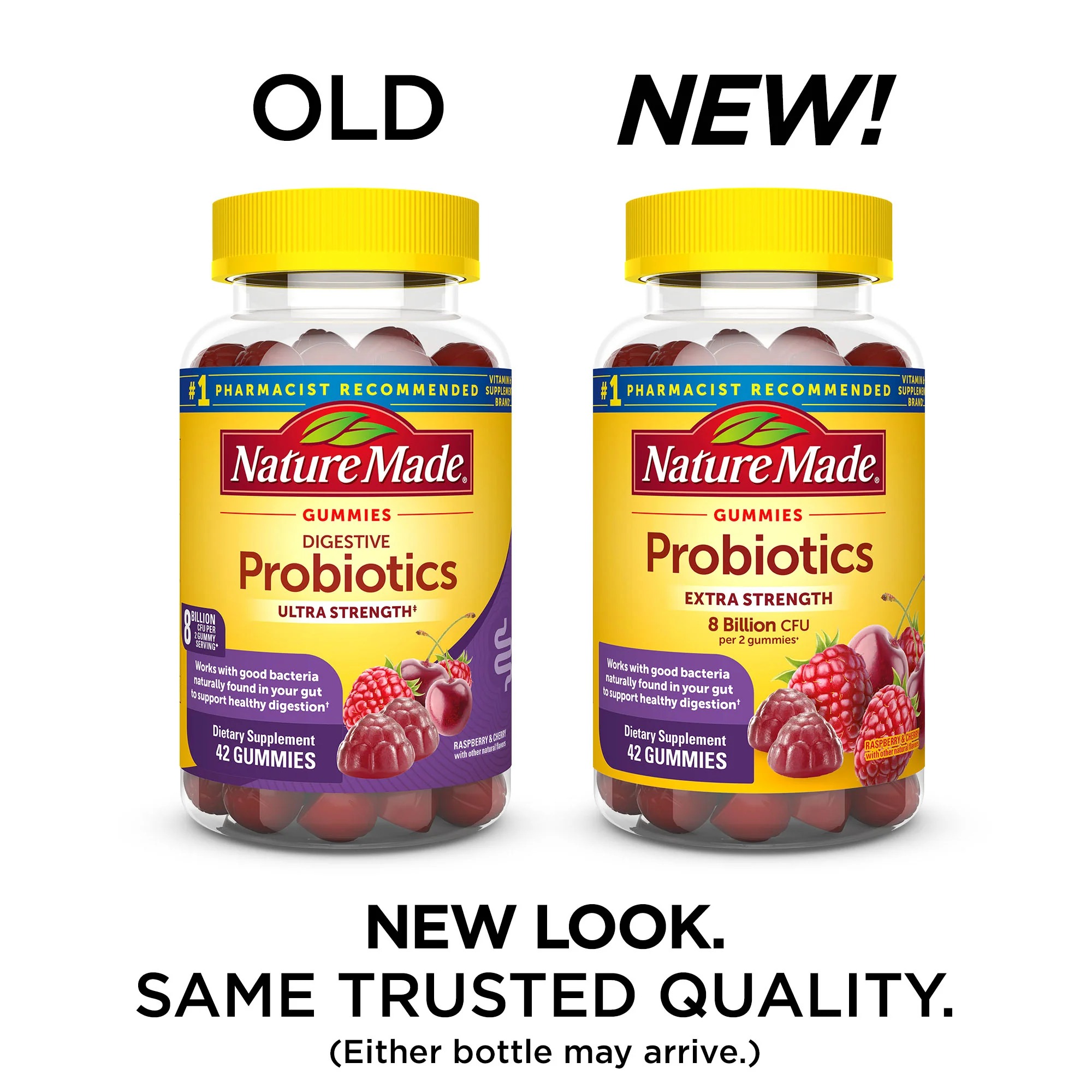 Digestive Probiotics Extra Strength 8 Billion CFU per 2 Probiotic Gummies - Image 3