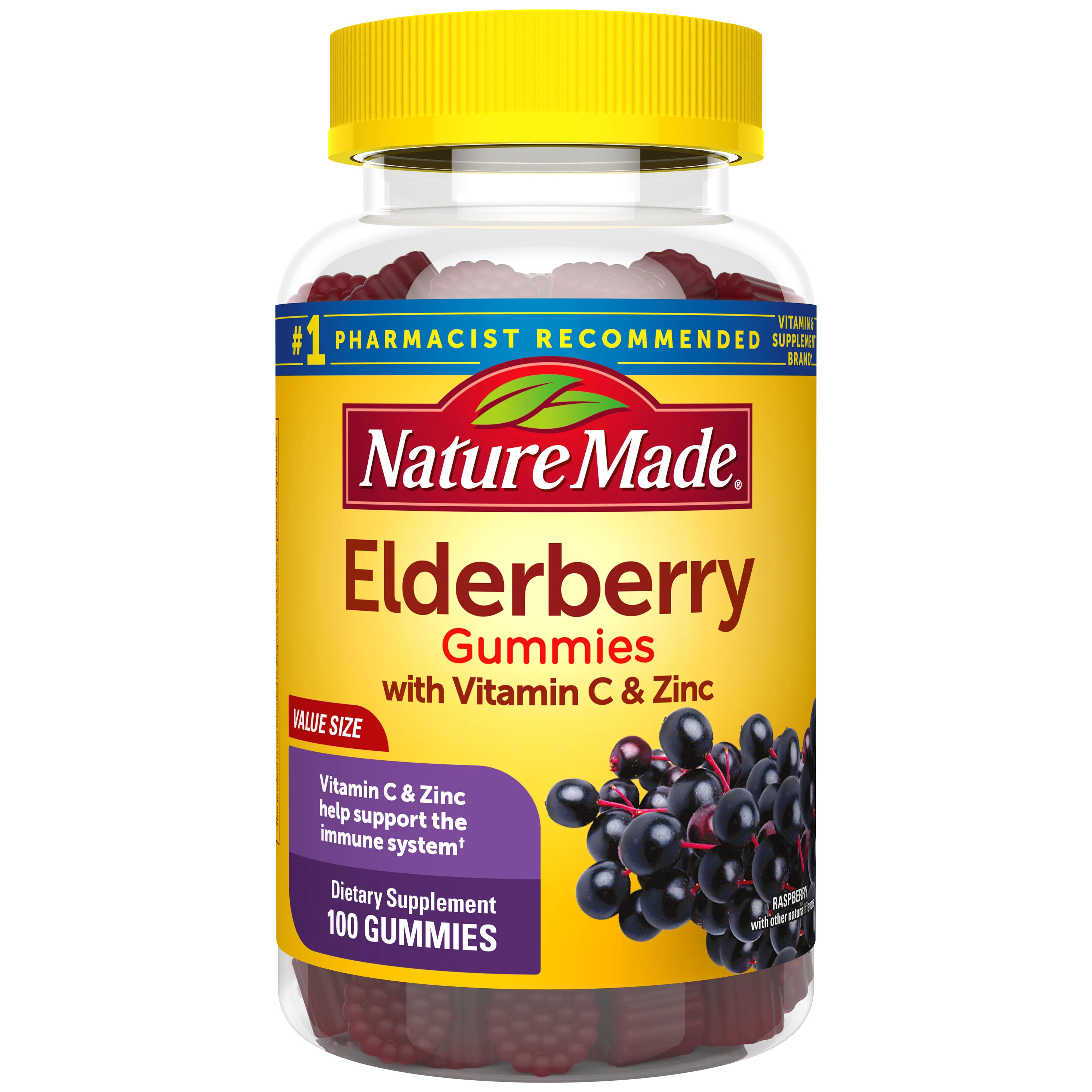 100 mg Elderberry Gummies with Vitamin C & Zinc - Image 4