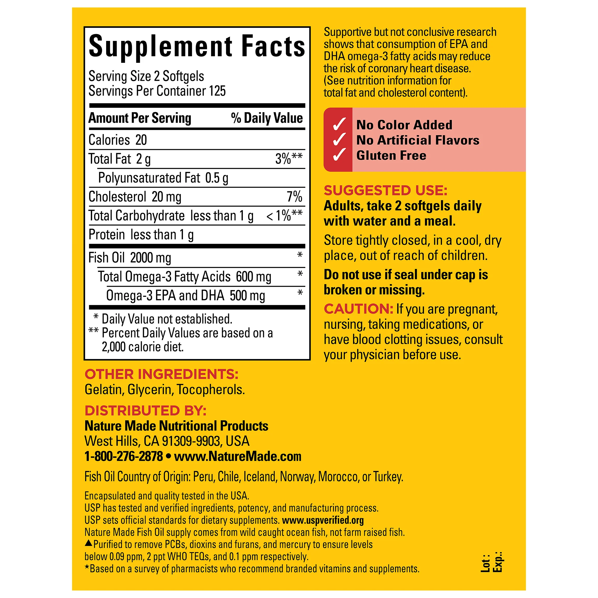 Fish Oil 1000 mg Softgels - Image 5