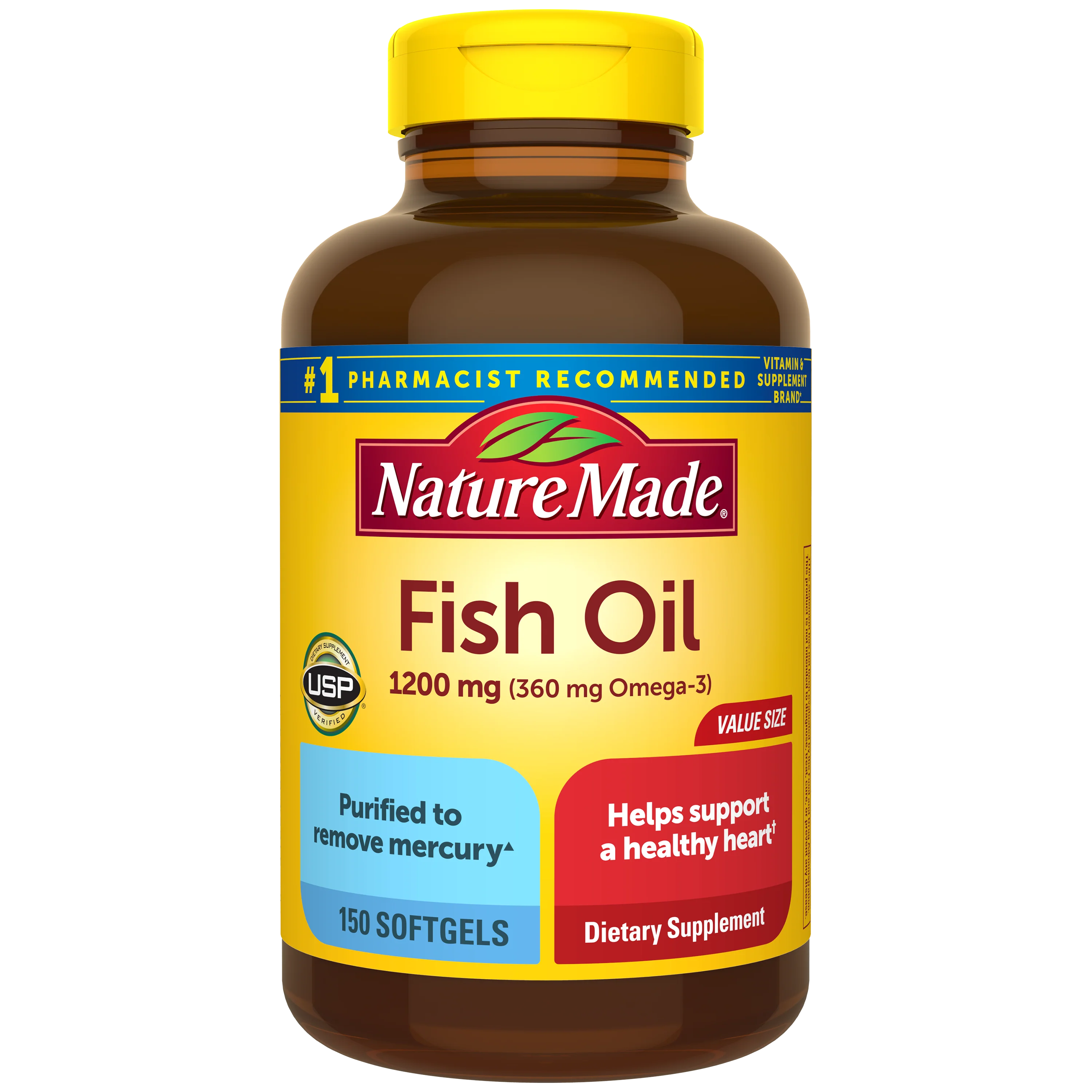 Fish Oil 1200 mg Softgels - Image 4