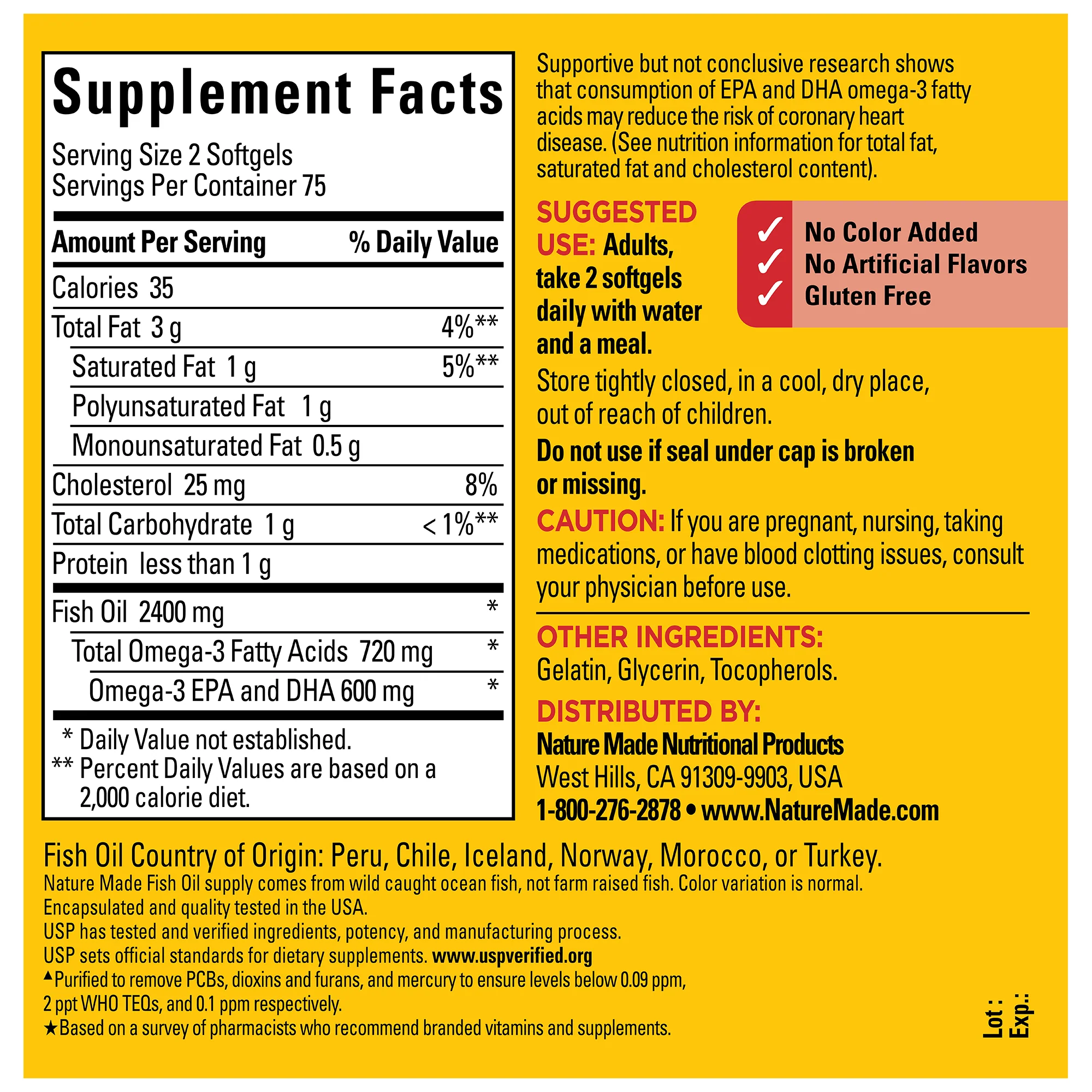 Fish Oil 1200 mg Softgels - Image 5