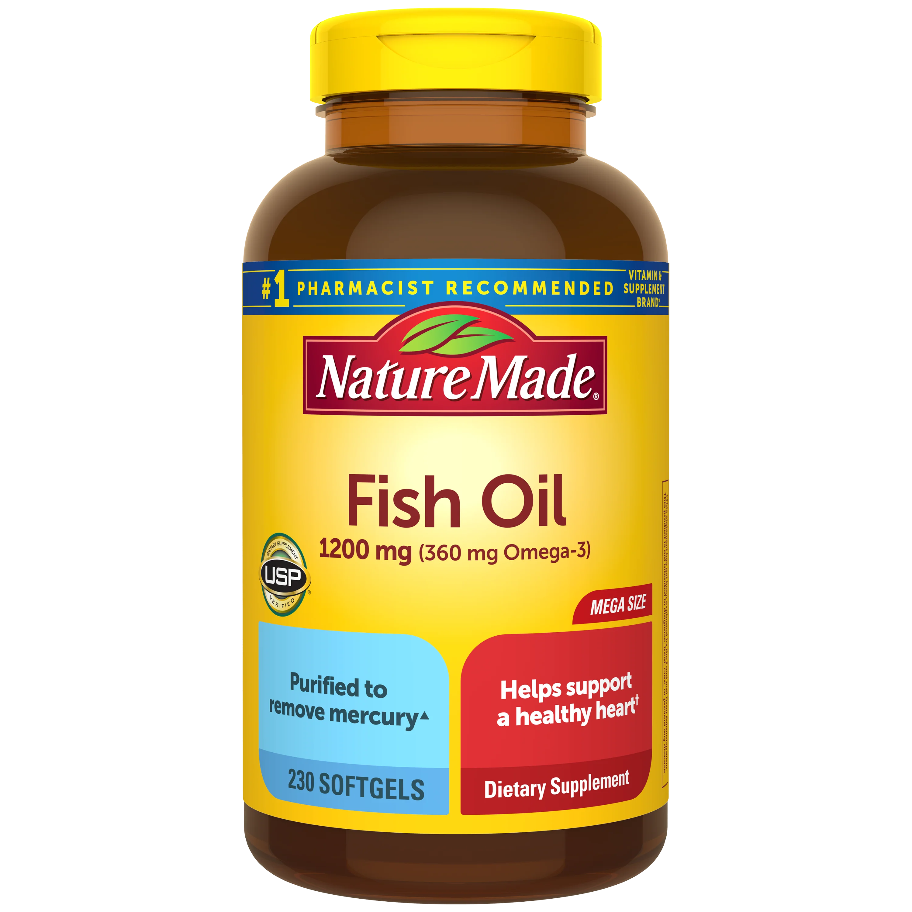 Fish Oil 1200 mg Softgels - Image 7