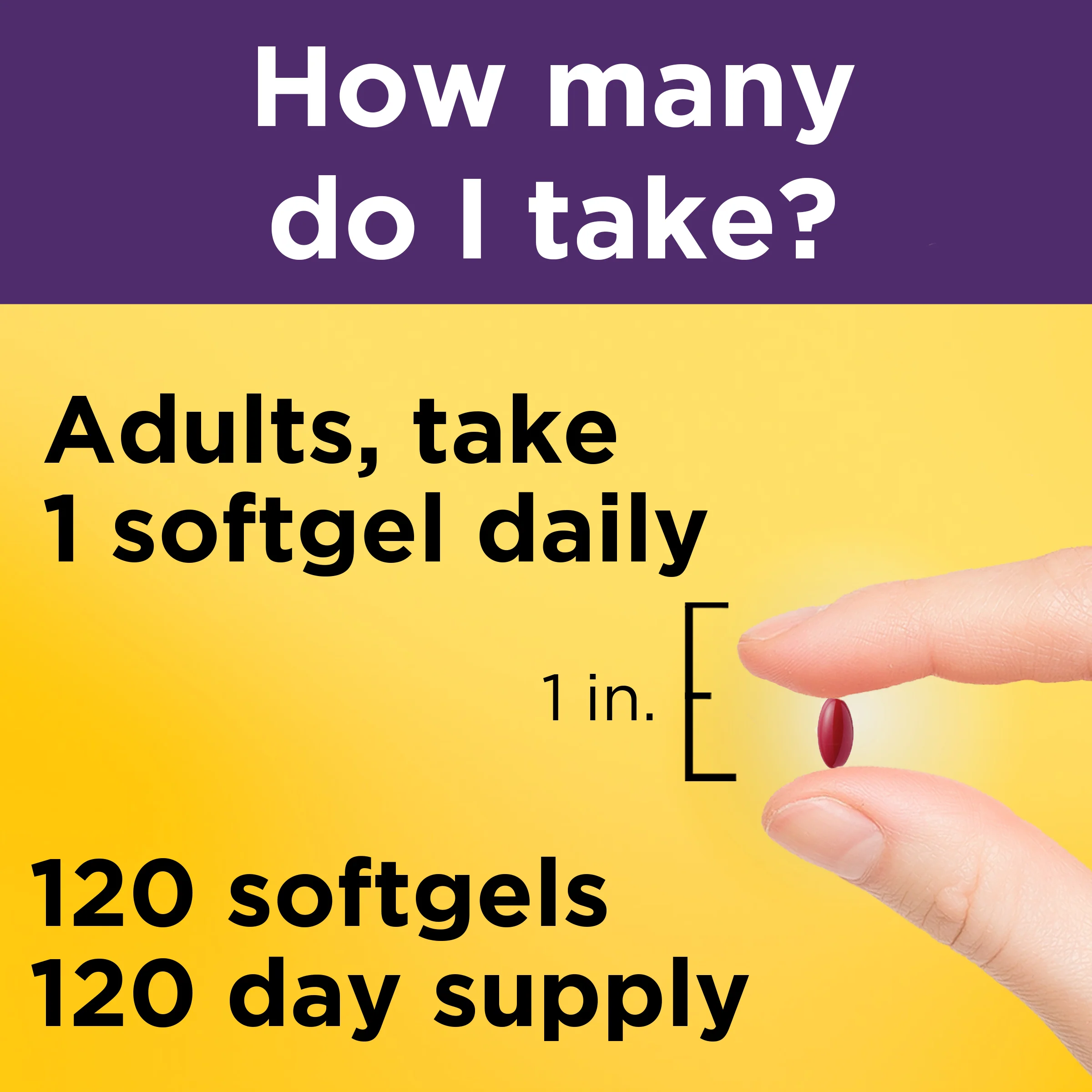 Hair-Skin-Nails‡ 2500 mcg Softgels - Image 3