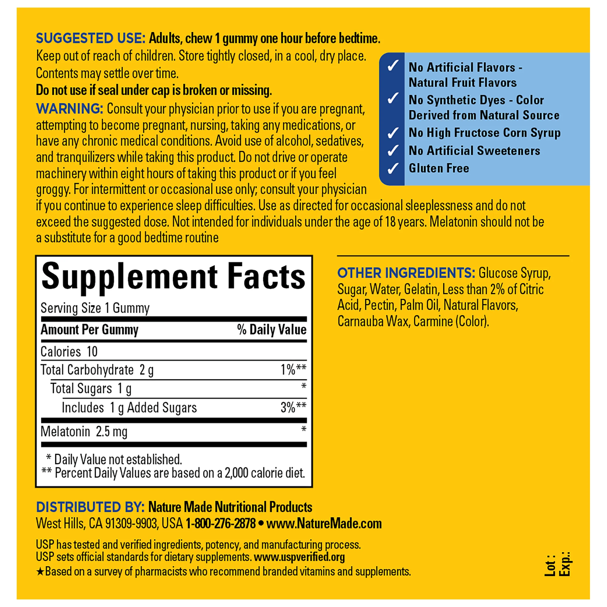 Melatonin 2.5 mg Gummies - Image 5