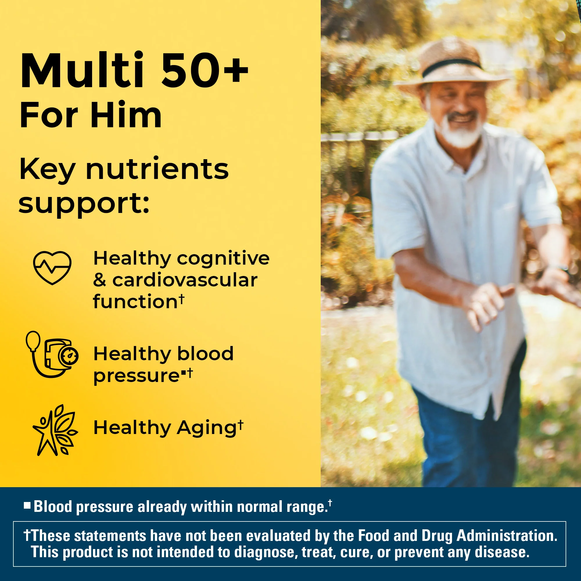 Men's Multivitamin 50+ Tablets - Image 4