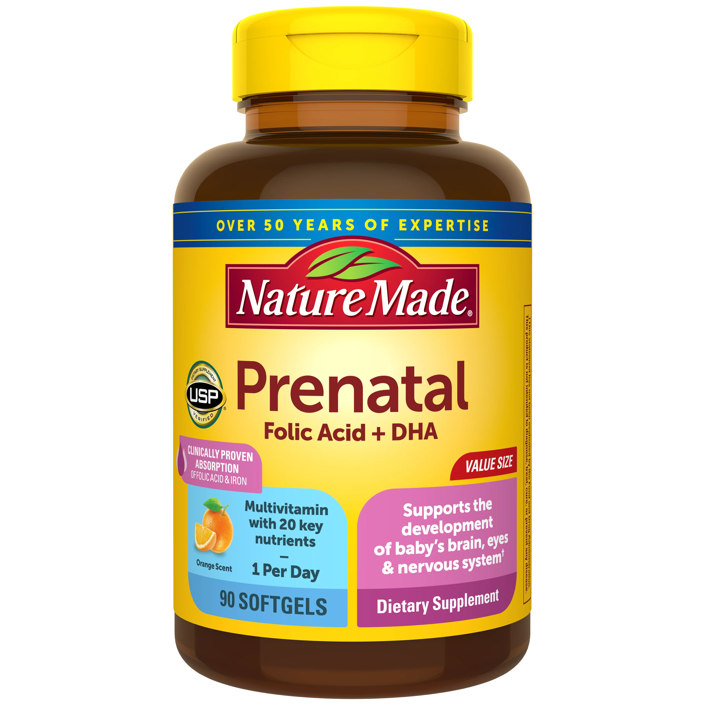 Prenatal Multivitamin Folic Acid + DHA Softgels - Image 4