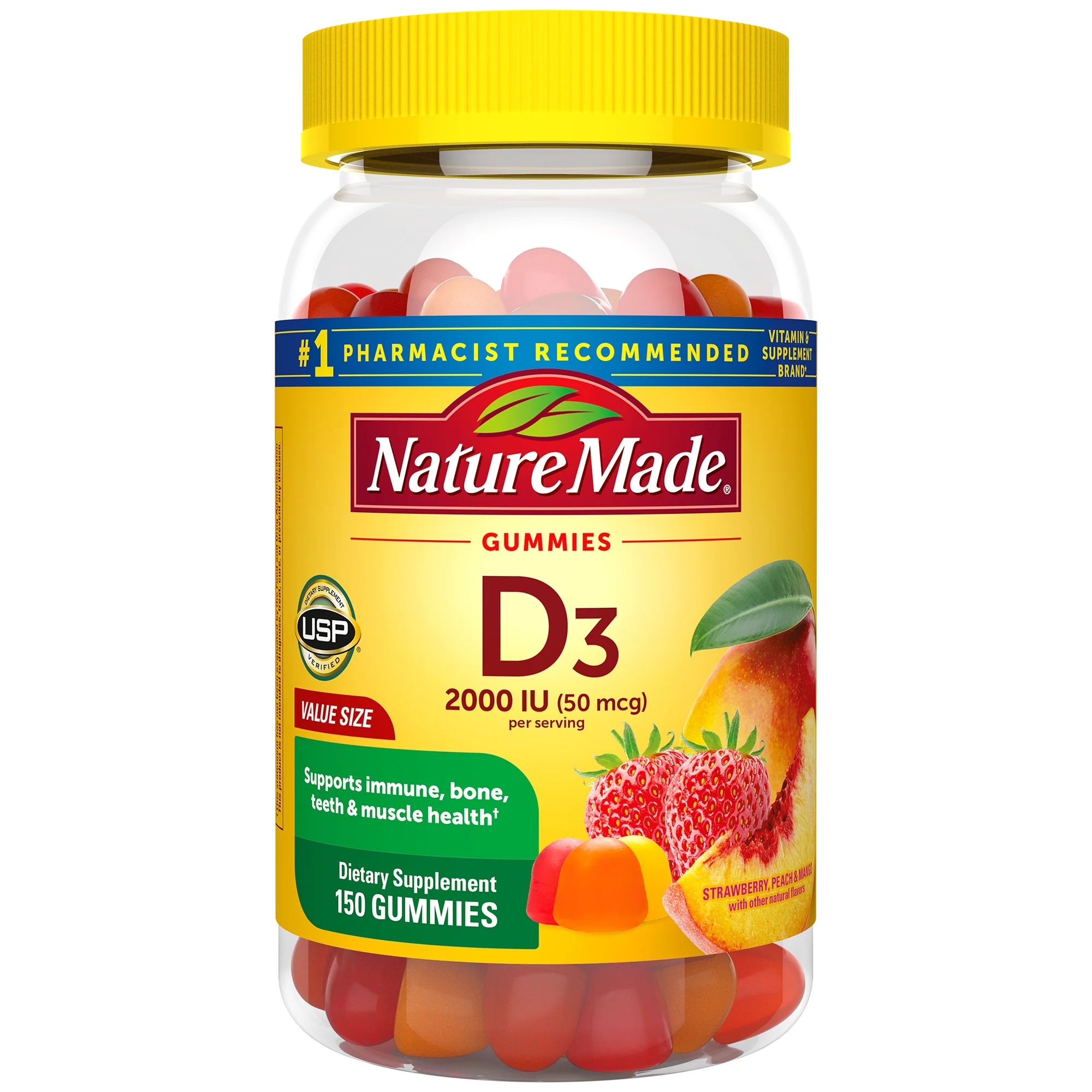 Vitamin D3 2000 IU (50 mcg) Gummies - Image 4