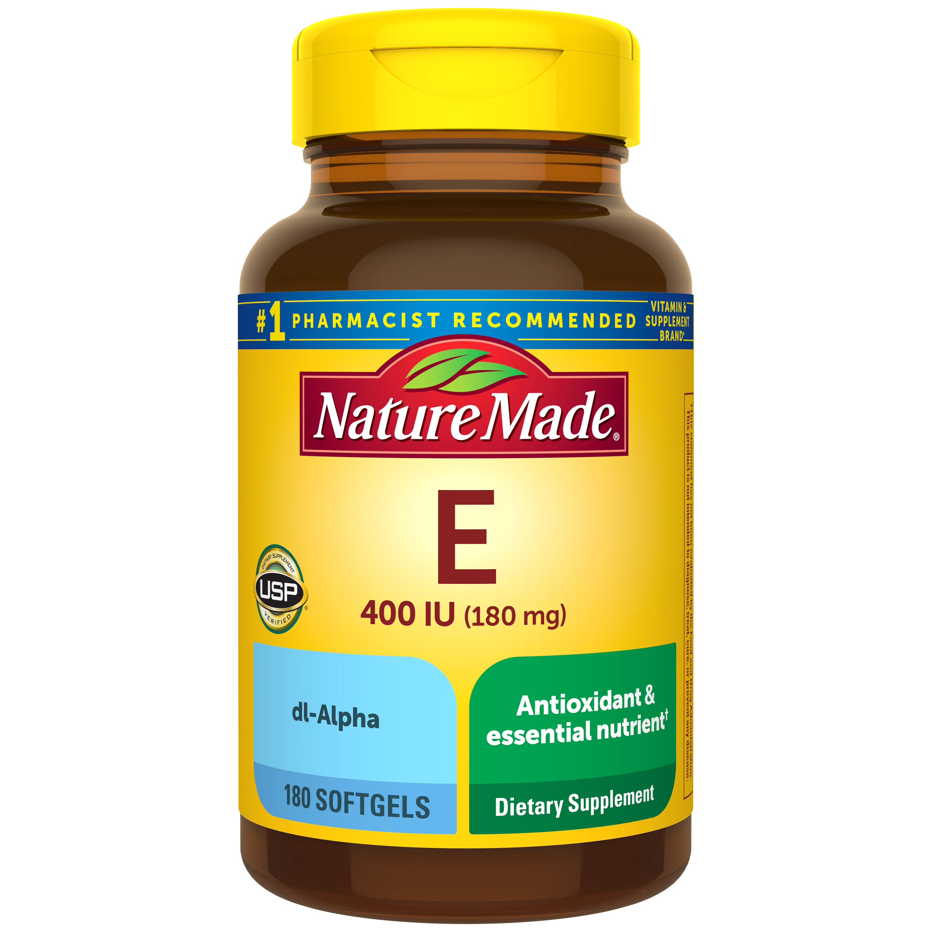 Vitamin E 400 IU (180 mg) dl-Alpha Softgels - Image 4