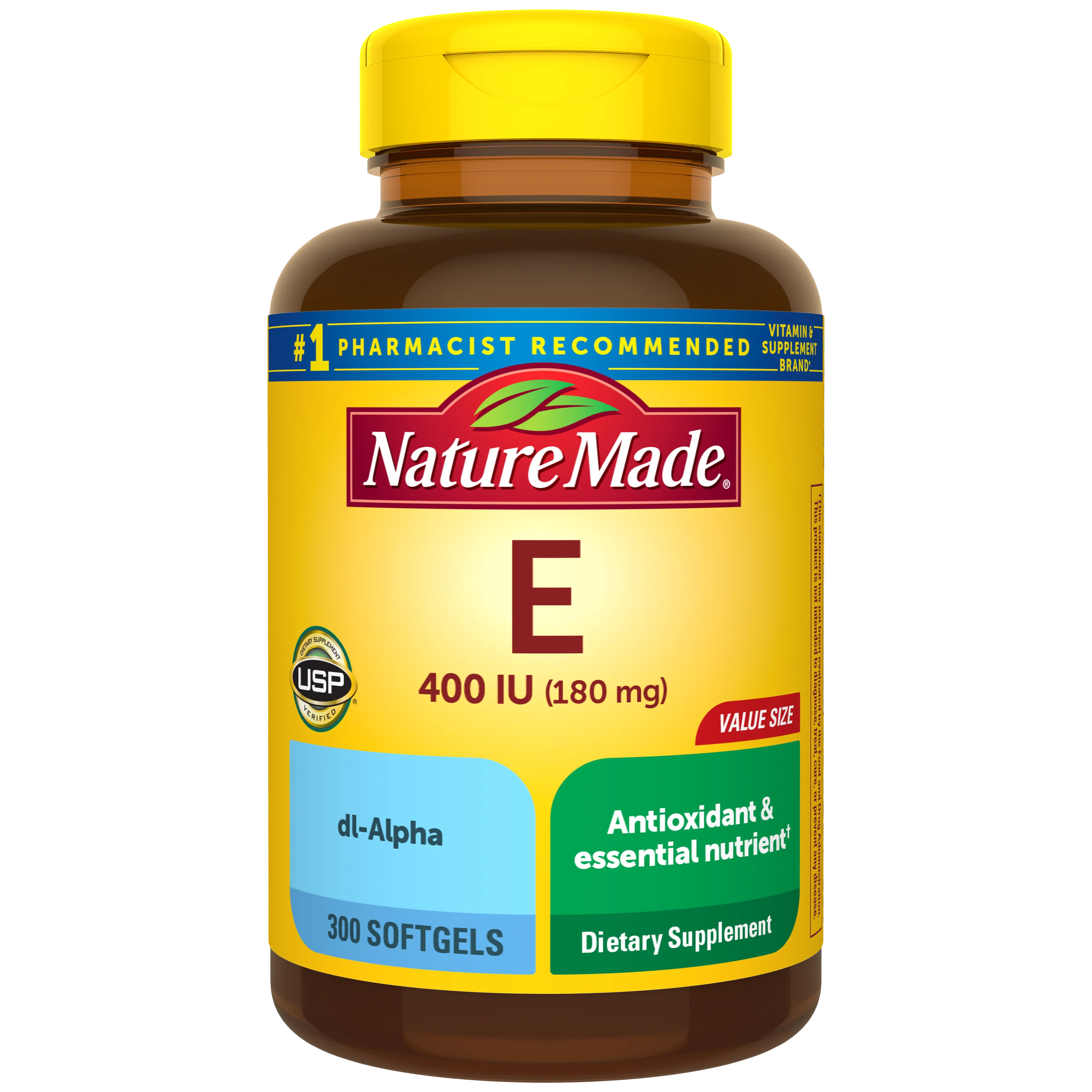 Vitamin E 400 IU (180 mg) dl-Alpha Softgels - Image 7
