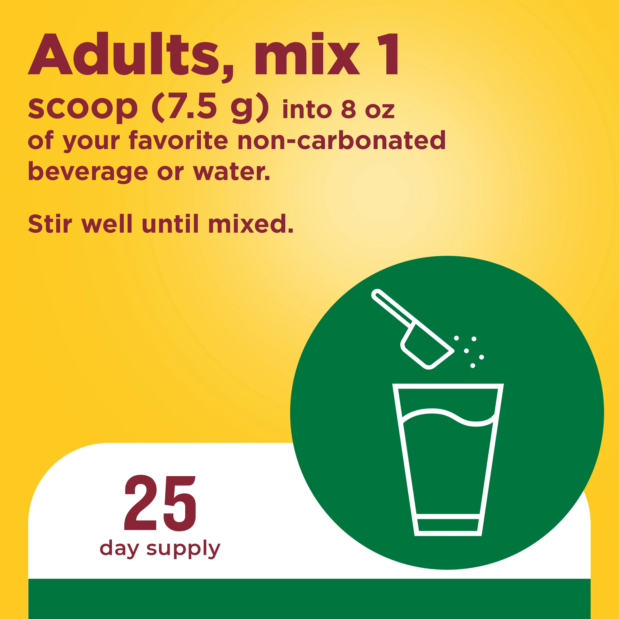 SuperGreens with Prebiotic Fiber Powder Drink Mix - Image 3