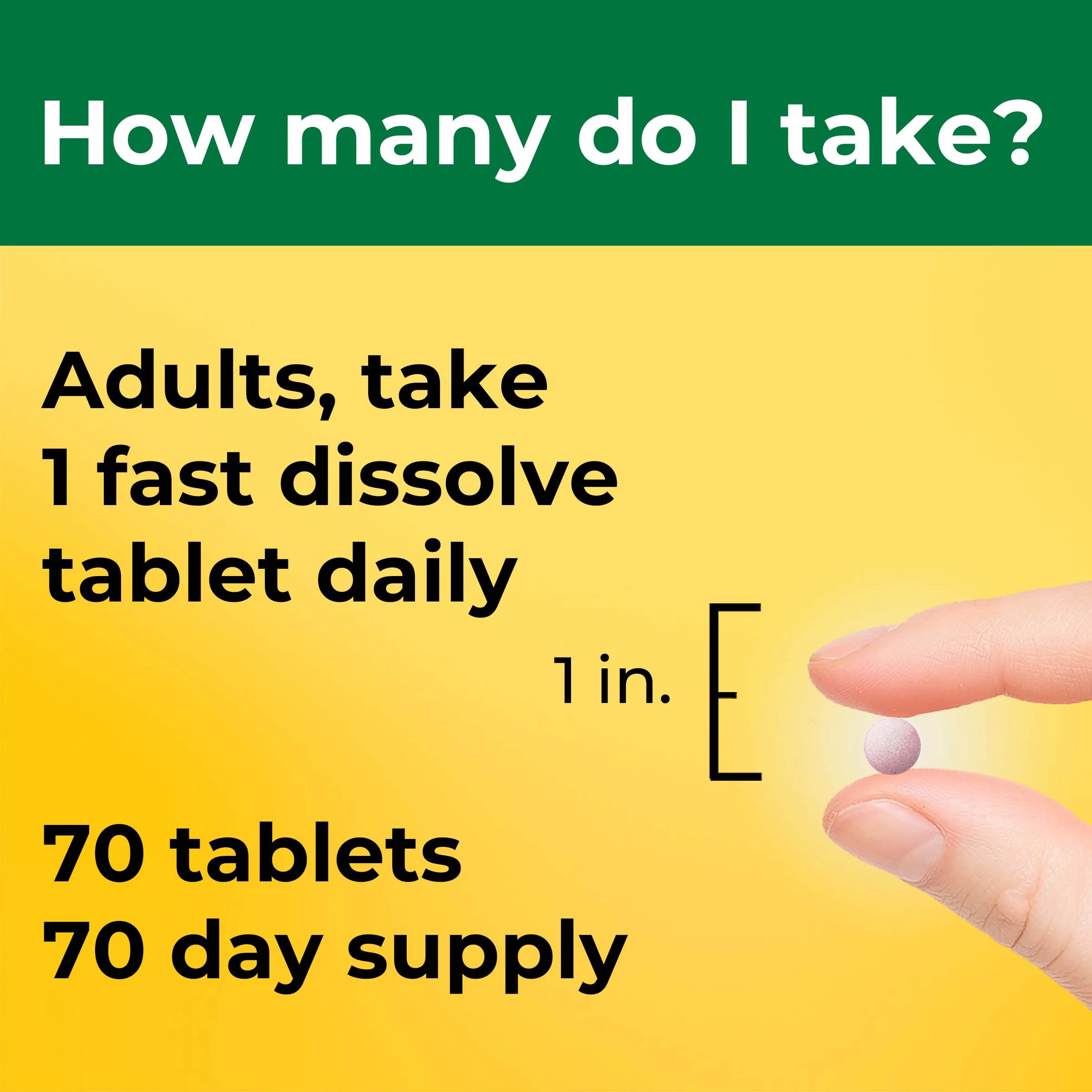 Vitamin D3 5000 IU (125 mcg) Fast Dissolve Tablets - Image 3