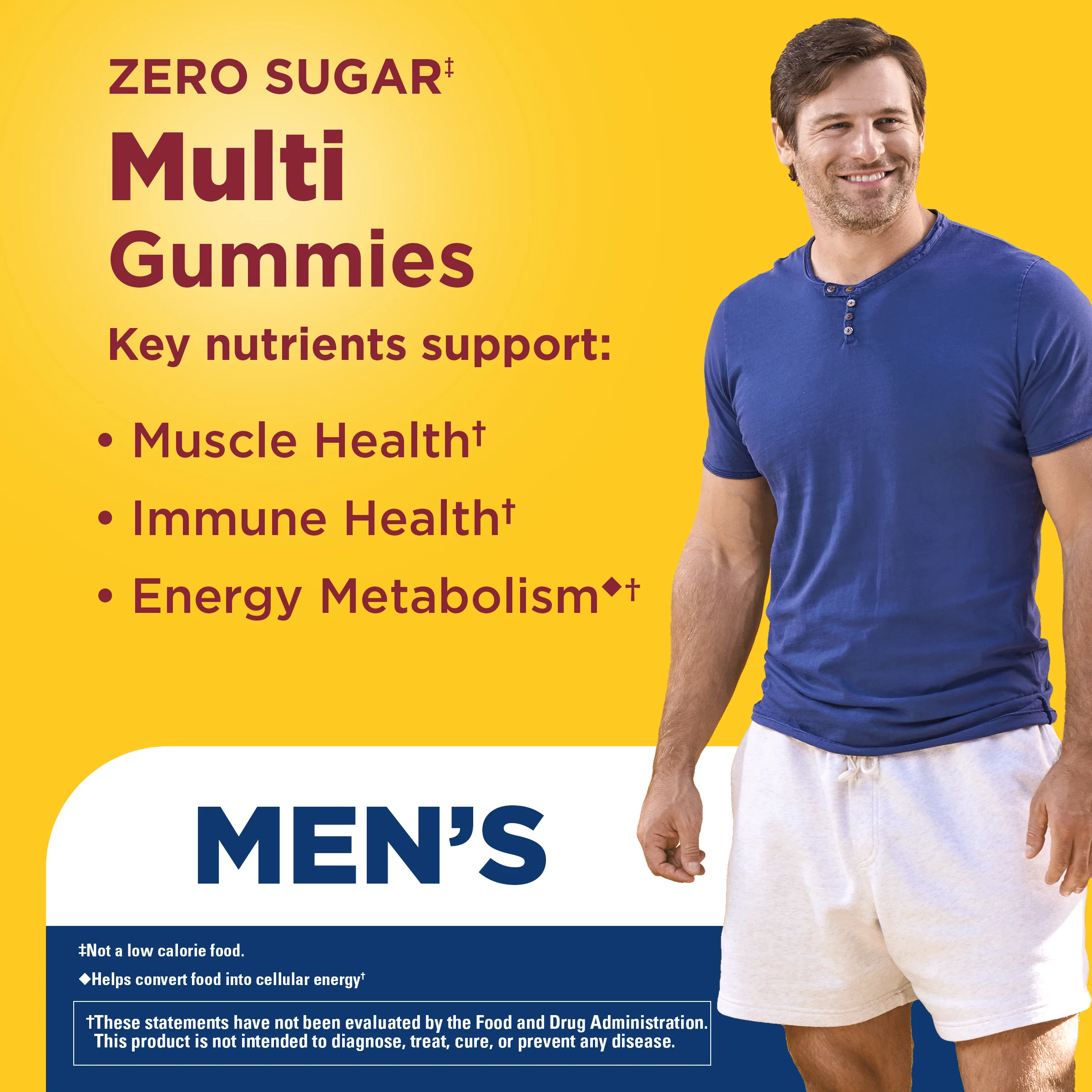 Zero Sugar‡ Men's Multivitamin Gummies - Image 4