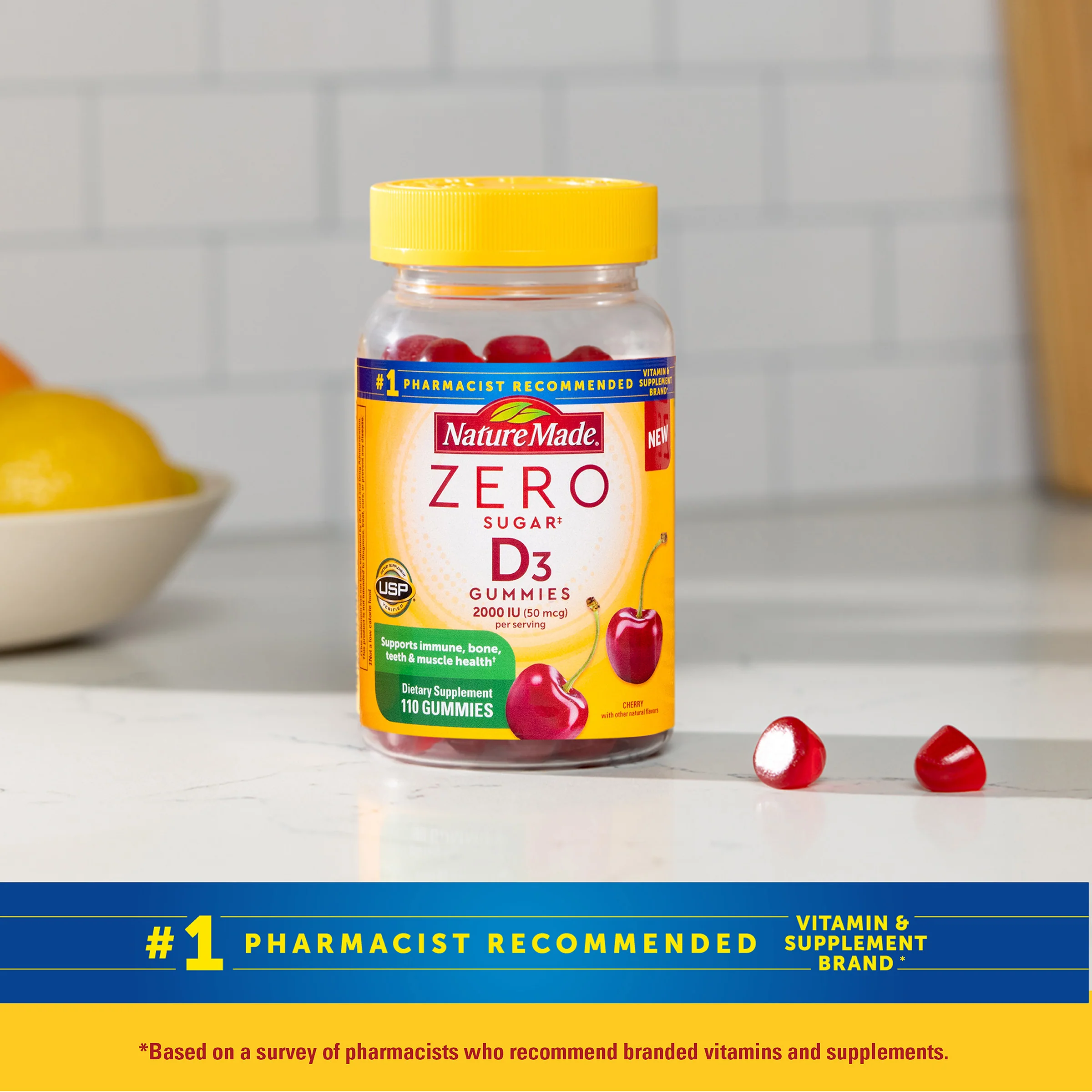 Zero Sugar Vitamin D3 Gummies - Image 7